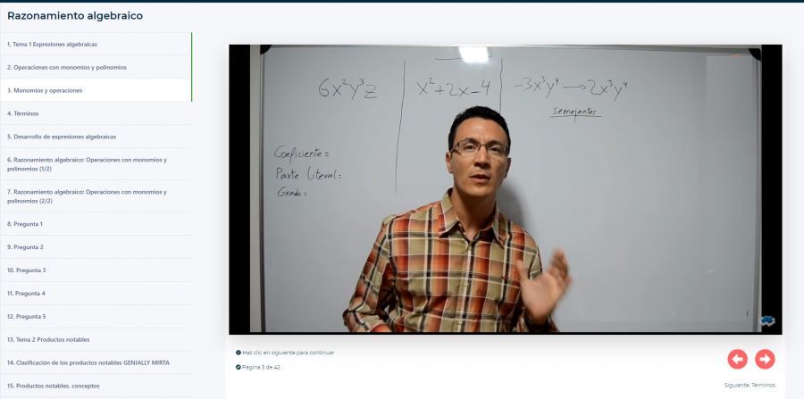<span class='bolder font-color-secondary'>Clases en vivo</span> y en línea a través de ZOOM